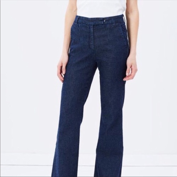 Current/Elliott Denim - Current Elliot High Waisted Crop Flare Jeans 27